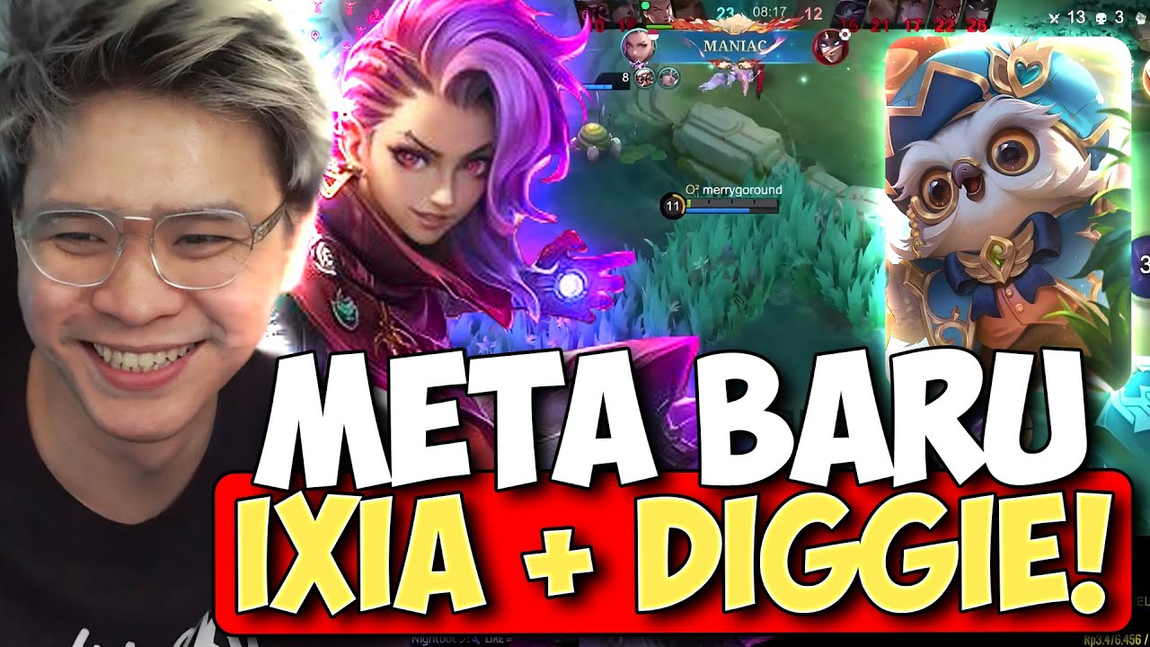 MENCIPTAKAN META BARU, IXIA + DIGGIE SAMPE MANIAC !? - Mobile Legends