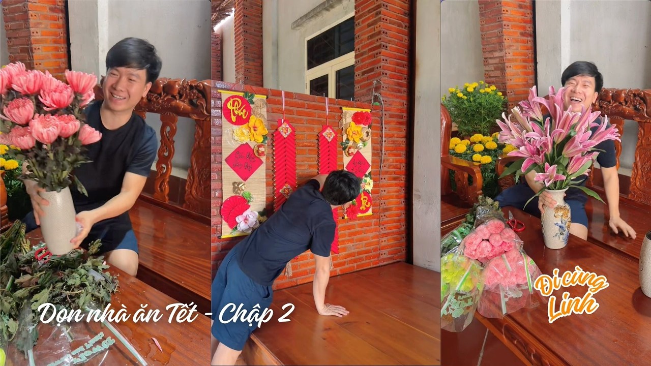Dọn nhà ăn Tết - Chập 2 | Đi cùng Linh