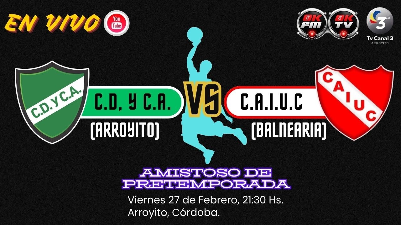 C.D Y C.A. VS. C.A.I.U.C. BALNEARIA - AMISTOSO PRETEMPORADA BASQUET