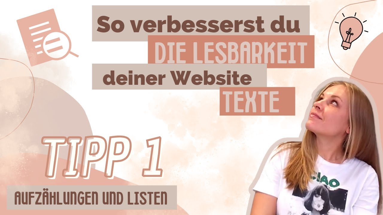 Website Optimierung: Aufzählungen und Listen – So verbesserst du die Lesbarkeit deiner Website