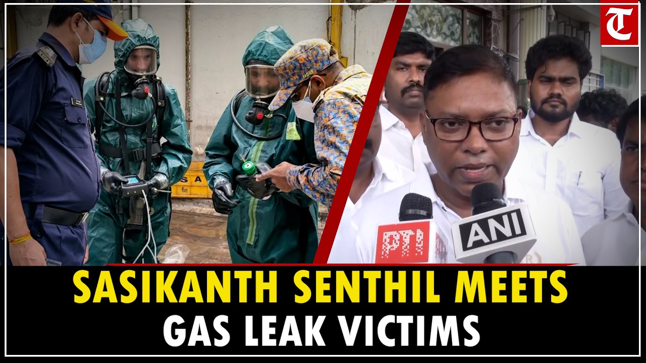 Ammonia Gas Leak Tragedy: Congress MP Sasikanth Senthil Meets Injured Victims in Chennai