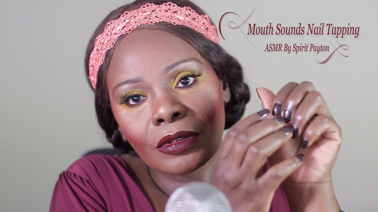 Mouth Sounds Lip Clicking ASMR Nail Tapping