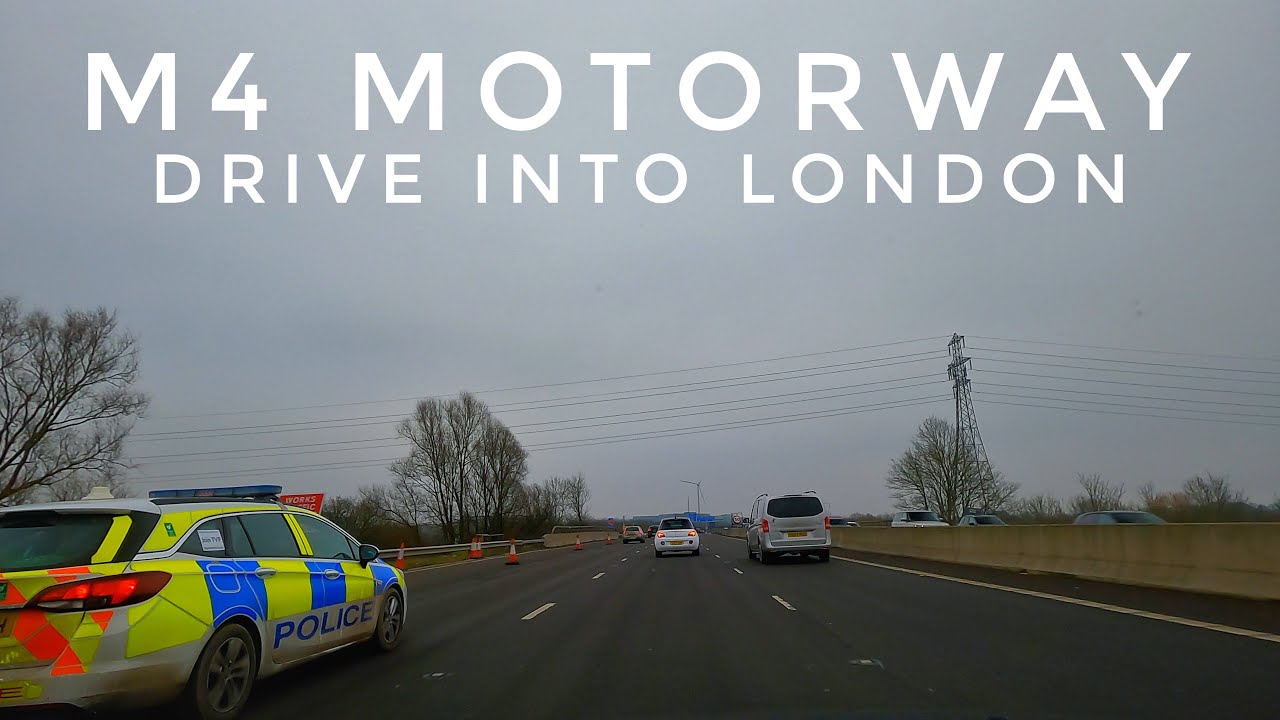 M4 Motorway To London | South East England | 2.5 x Speed Driving POV