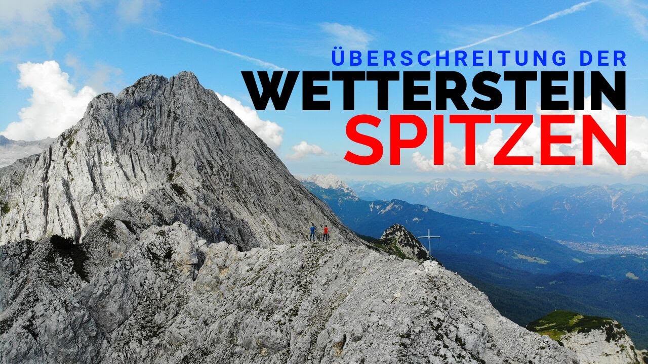 Wettersteinspitzen Überschreitung // Untere Wettersteinspitze // Luftige Kletterei in brüchigem Fels