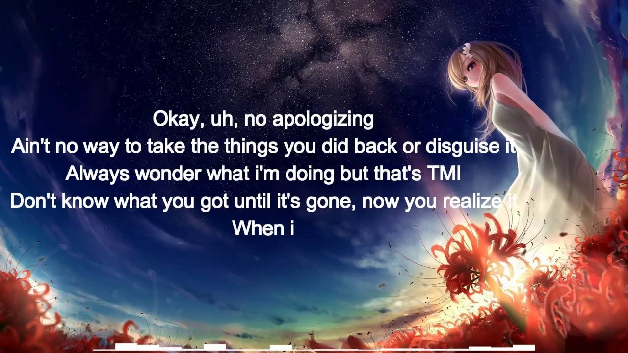 Nightcore - Fuck Apologies (Lyrics)