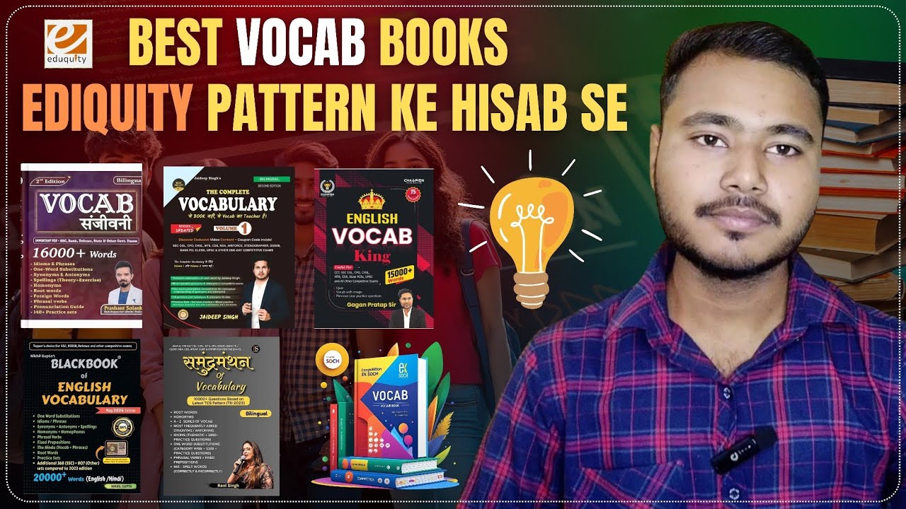 “SSC Exams Ke Liye Best Vocabulary Books | Eduquity Pattern Based Preparation”