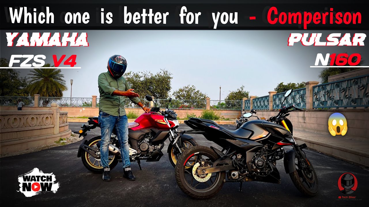 Pulsar N160 Vs Yamaha Fzs V4 BS  6.2 2023 Detailed Comparison || E20 Flex Fuel || Mileage || Price