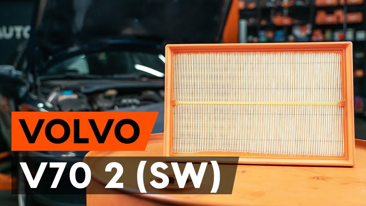 Kuinka vaihtaa ilmansuodatin VOLVO V70 2 (SW) -merkkiseen autoon [AUTODOC -OHJEVIDEO]