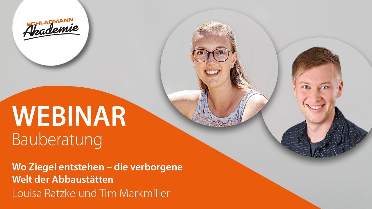 Webinar Bauberatung 57: Wo Ziegel entstehen – die verborgene Welt der Abbaustätten