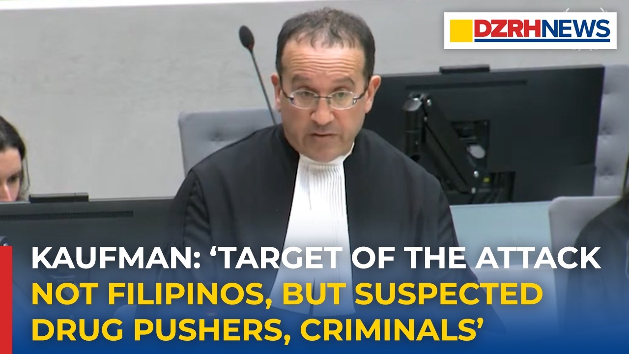 Target ng anti-drug campaign, mga drug pusher at kriminal, hindi buong Pilipino – Kaufman