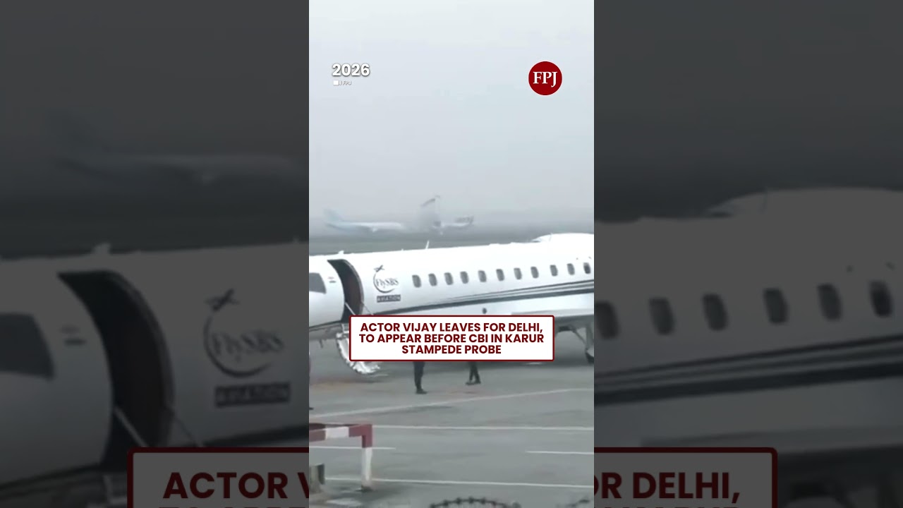 Actor Vijay Leaves Chennai for Delhi to Appear Before CBI in Karur Stampede Case