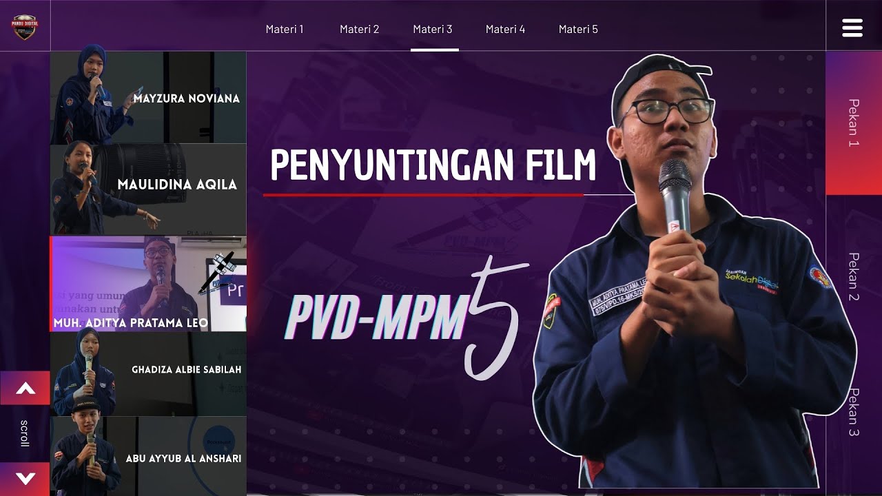 MATERI 3 || PVD-MPM 5 || Muh. Aditya Pratama Leo || Penyuntingan Film