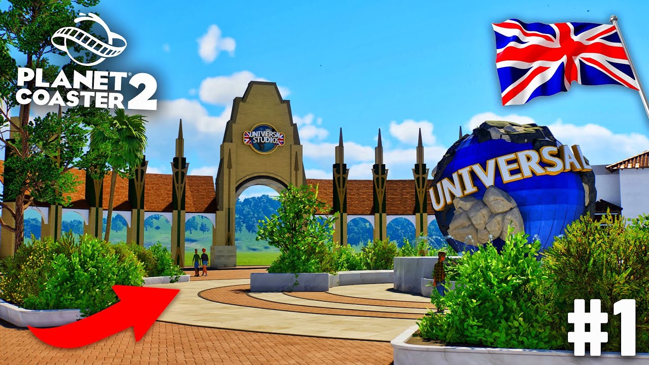 Recreating Universal Studios Great Britain in Planet Coaster 2!!