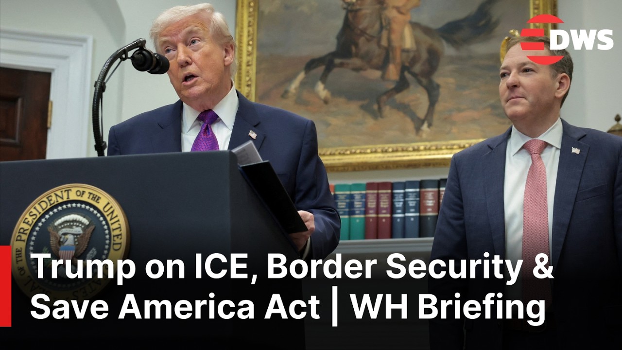 WATCH: President Trump Addresses ICE Enforcement,Border Security & Election Integrity Measures |AC1E