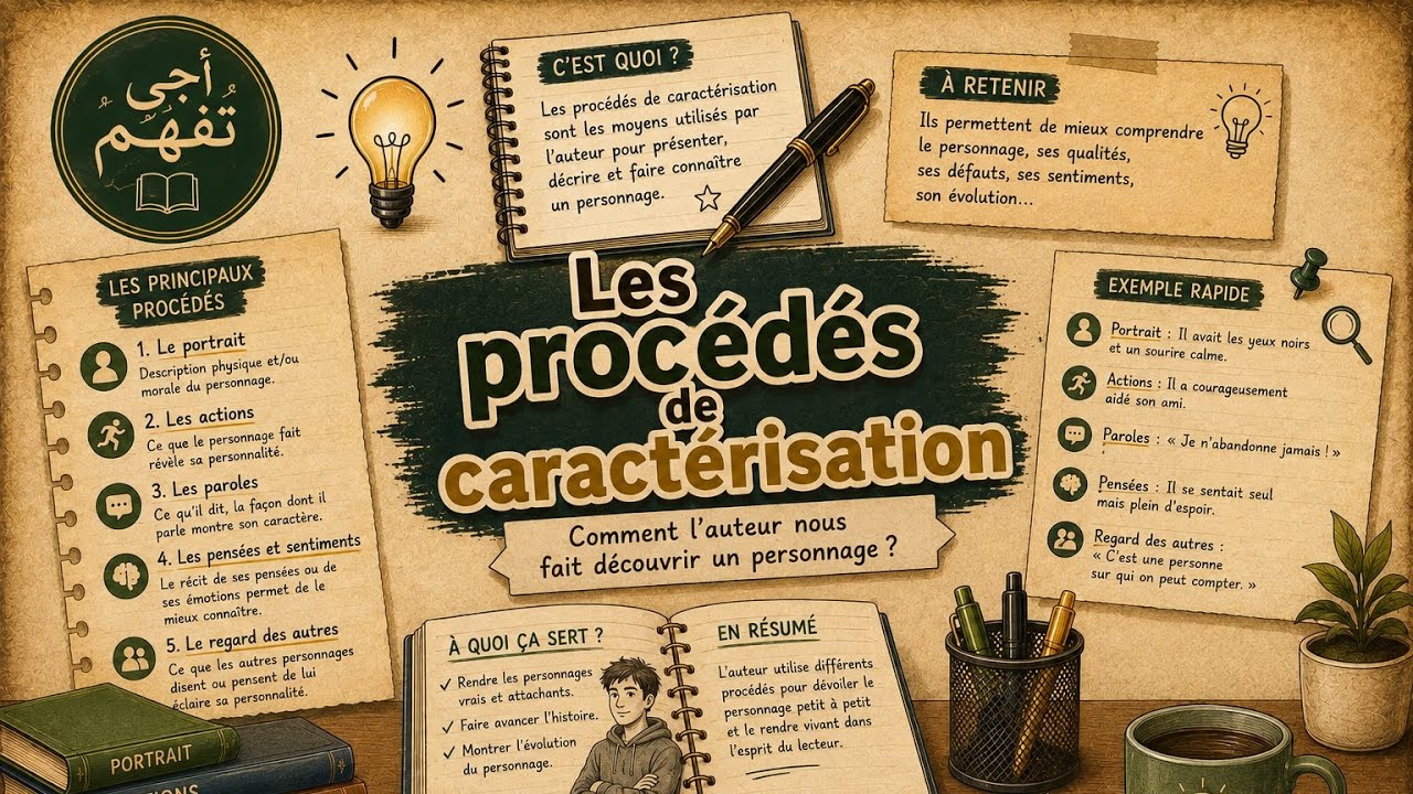 Les procédés de la caractérisation