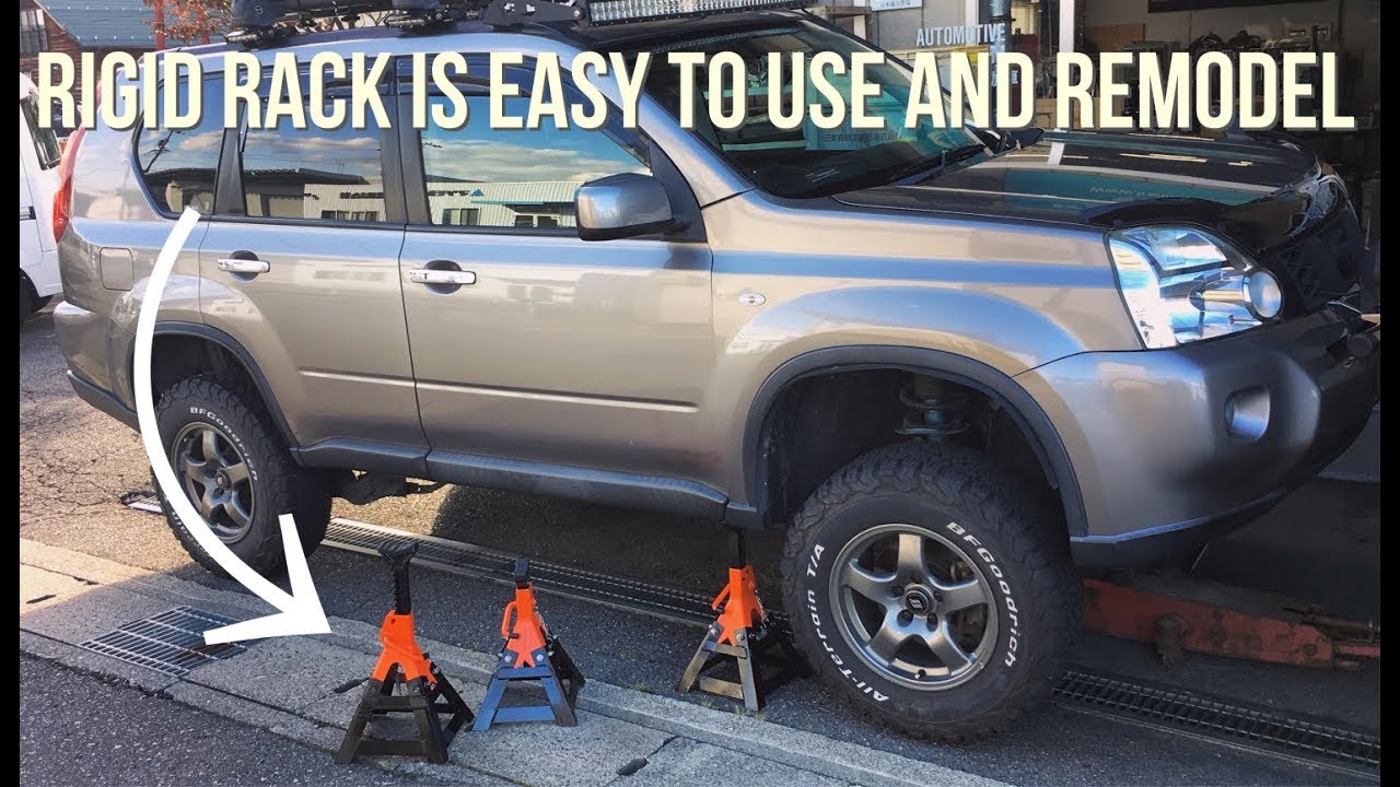 X-TRAIL T31 / Raise the rigid rack/使用しているﾘｼﾞｯﾄﾗｯｸが低いから,,