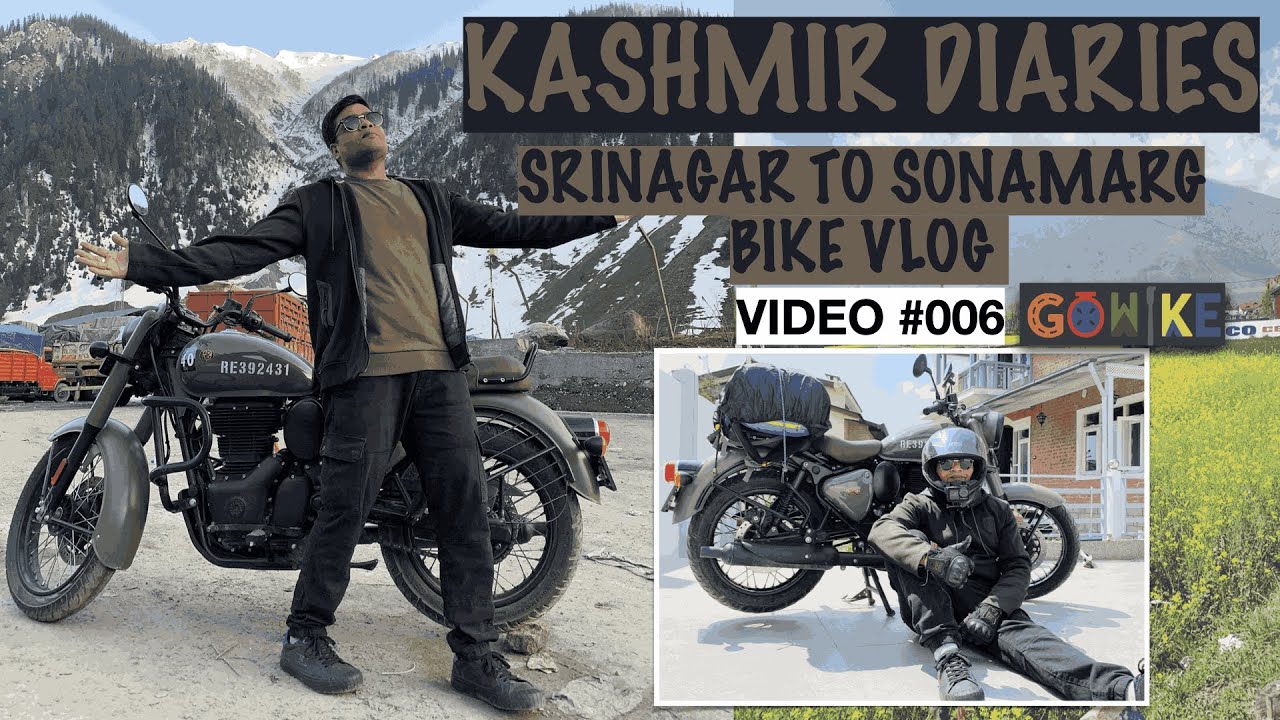 Srinagar to Sonamarg Bike Vlog | Enjoy the Scenic Beauty of Srinagar and Sonamarg | Via Tunnel Road