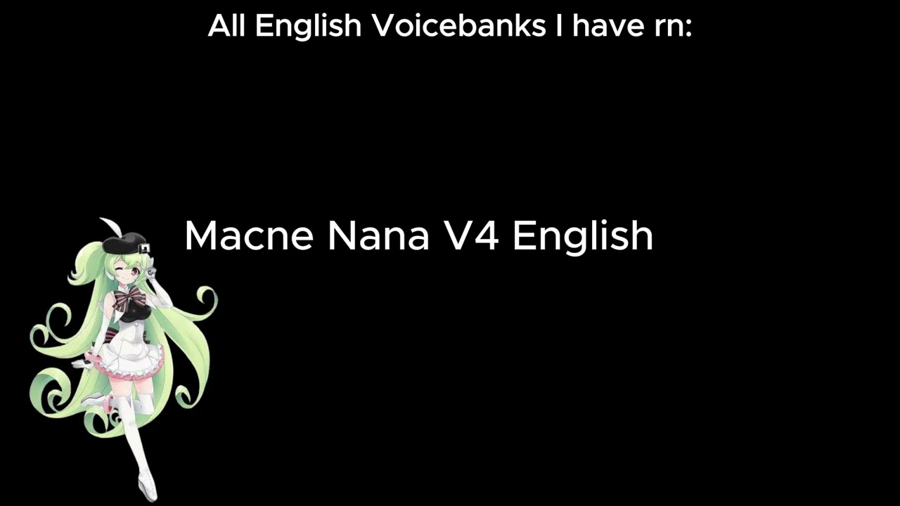 All Vocaloid English Voicebanks I have rn