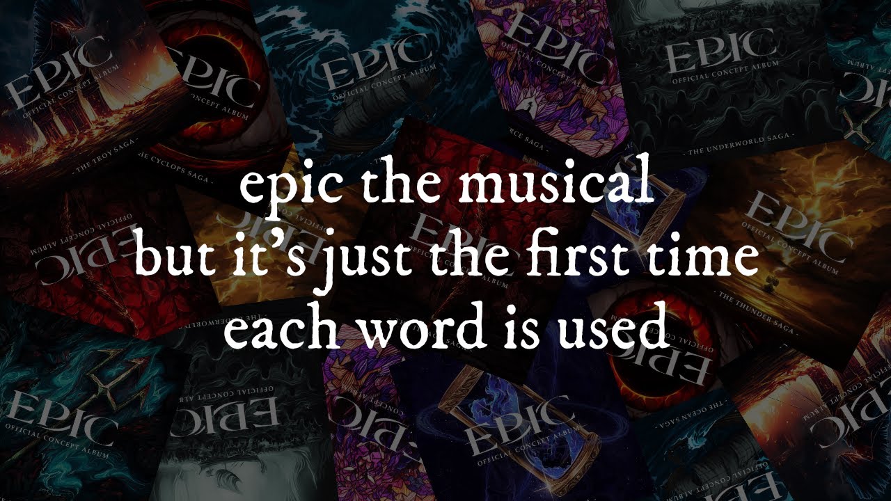 Epic but it's just the first time each word is used