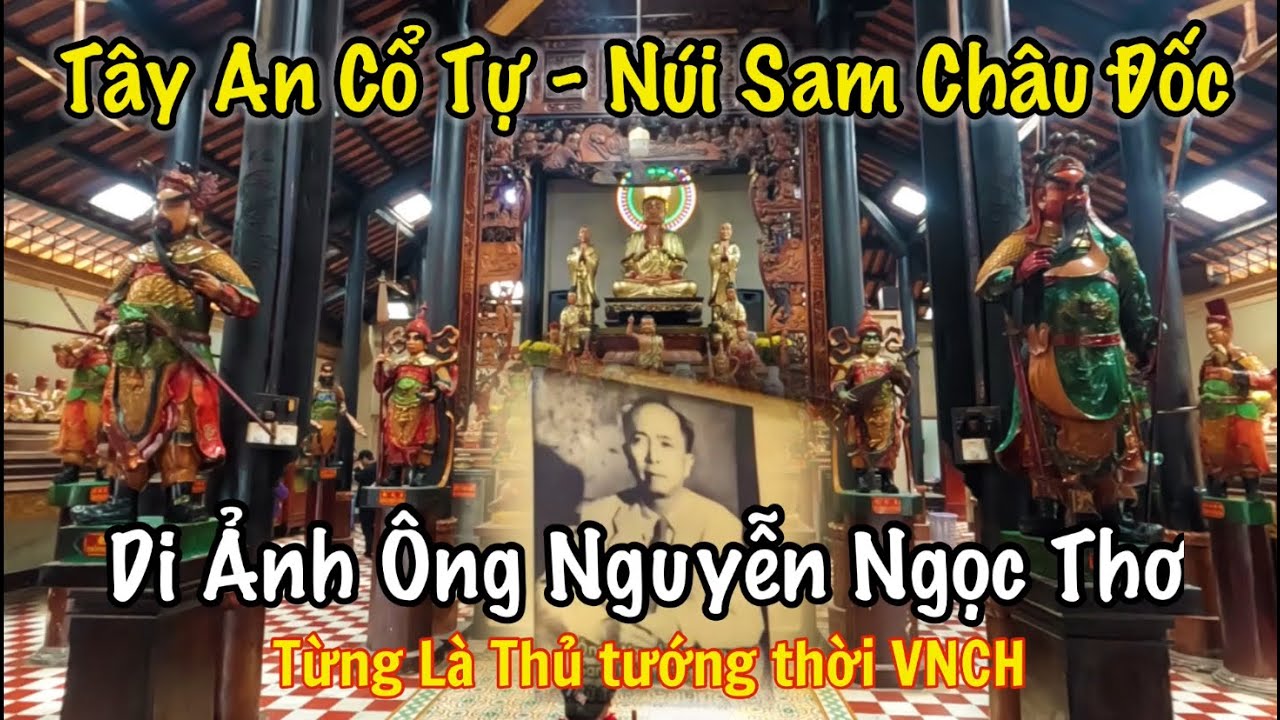 Độc lạ các pho tượng cổ trong Chùa Tây An ở Núi Sam Châu Đốc, ngôi cổ tự do quan triều đình tạo lập.