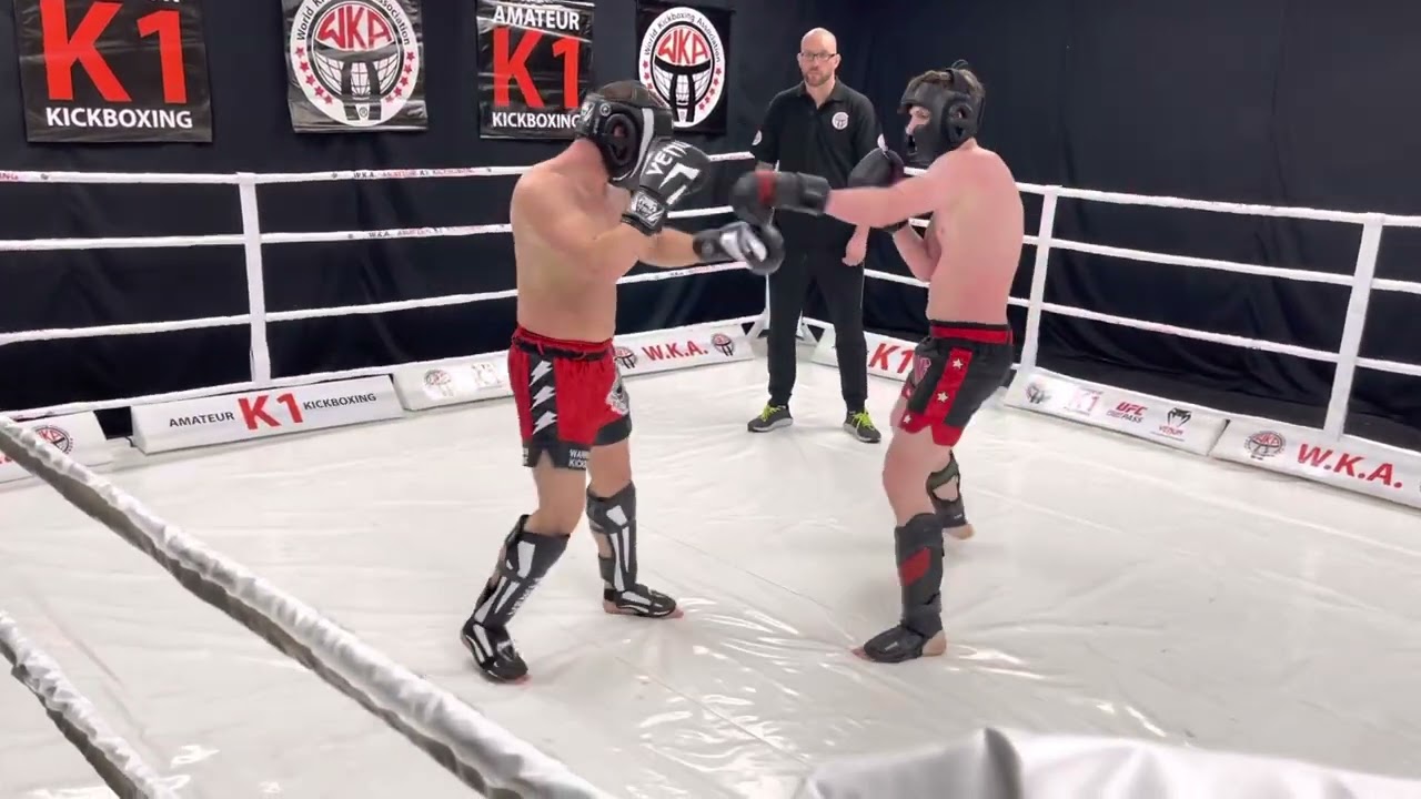 WKA Amateur English Cruiserweight Title ( K1-Rules ) : Marc Blan vs Niall Miller - Round 1.