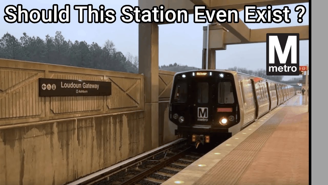 The LEAST USED Station on the Washington DC Metro! - Loudoun Gateway!