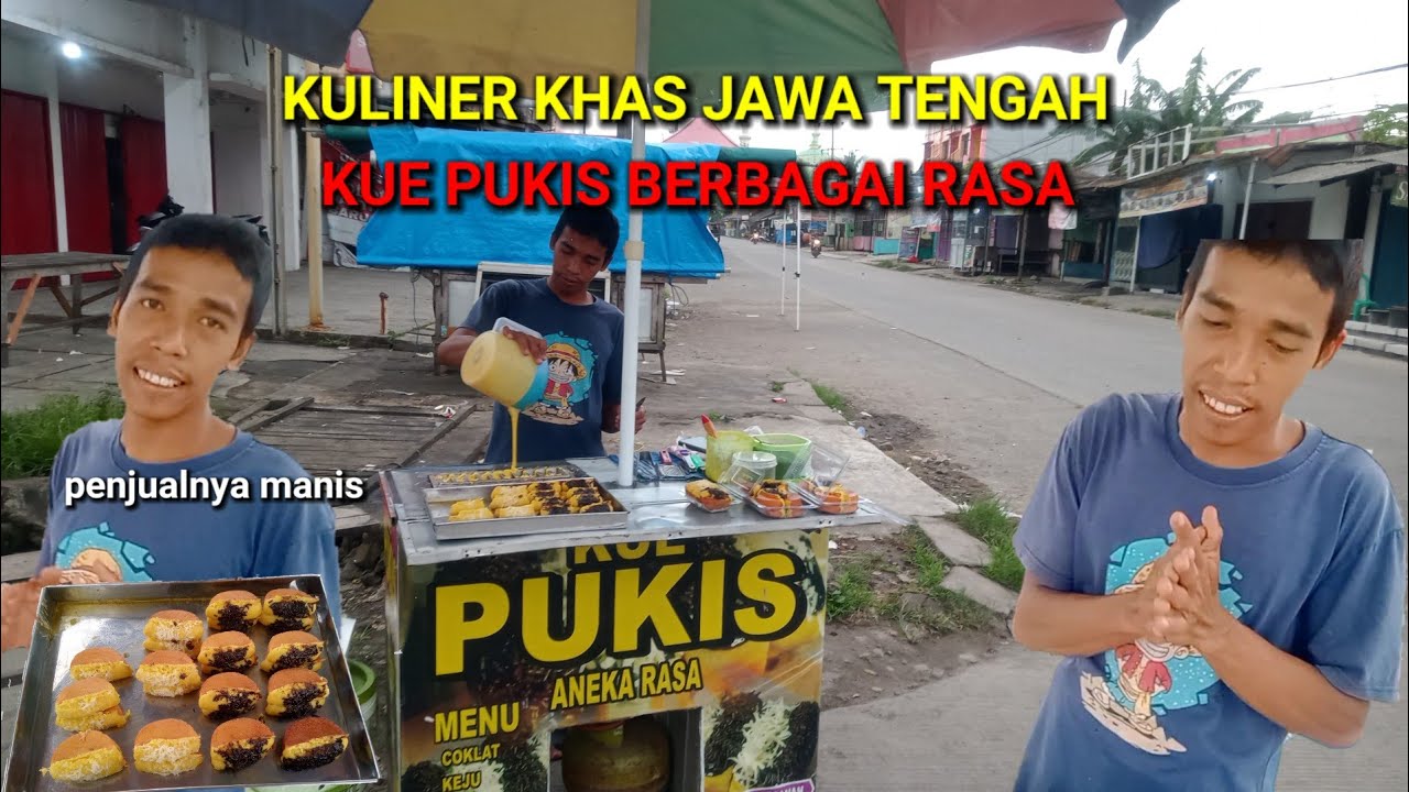 KULINER KHAS JAWA TENGAH || KUE PUKIS KEBUMEN BERBAGAI RASA.!
