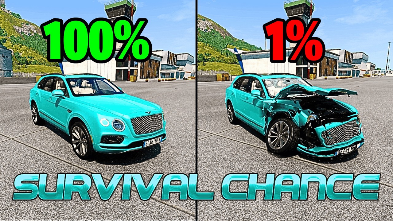 Best of Realistic Survival Chance Crashes #12 | BeamNG.drive