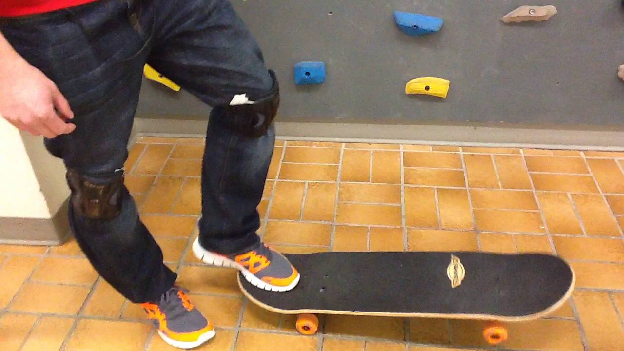 Positionnement sur la planche &agrave; roulette