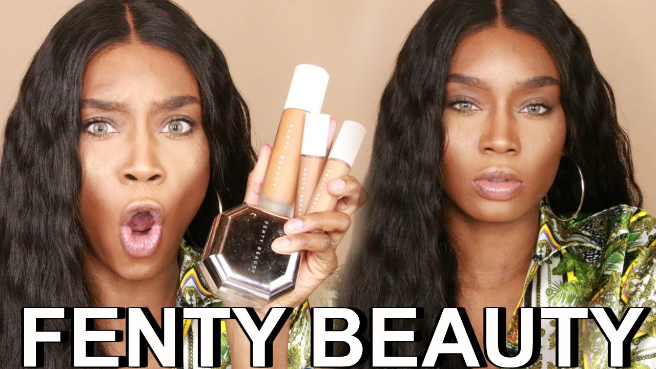 FENTY BEAUTY TESTED! Foundation, Concealer, Banana Powder & MORE! | Destiny Lashae Makeup