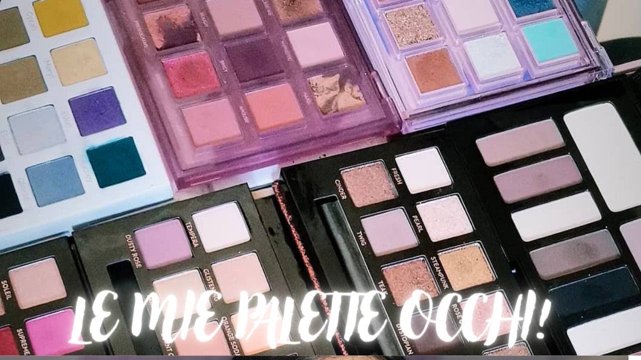 LA MIA COLLEZIONE DI PALETTE 2024| ALICE IACUZZO MUA