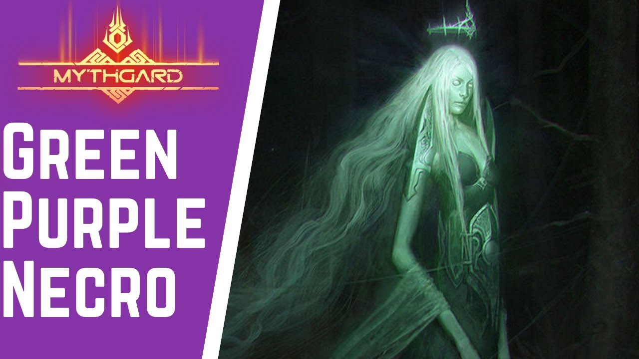 Mythgard Gameplay | Green Purple Necromantic Combo deck