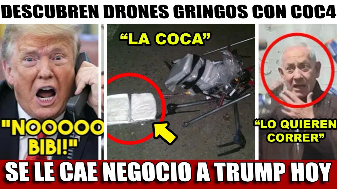 ESC&Aacute;NDALO! LE ENCUENTRAN COCA A TRUMP &iexcl;SALE NEGOCIO A LA LUZ ! BORRAN VIDEO 