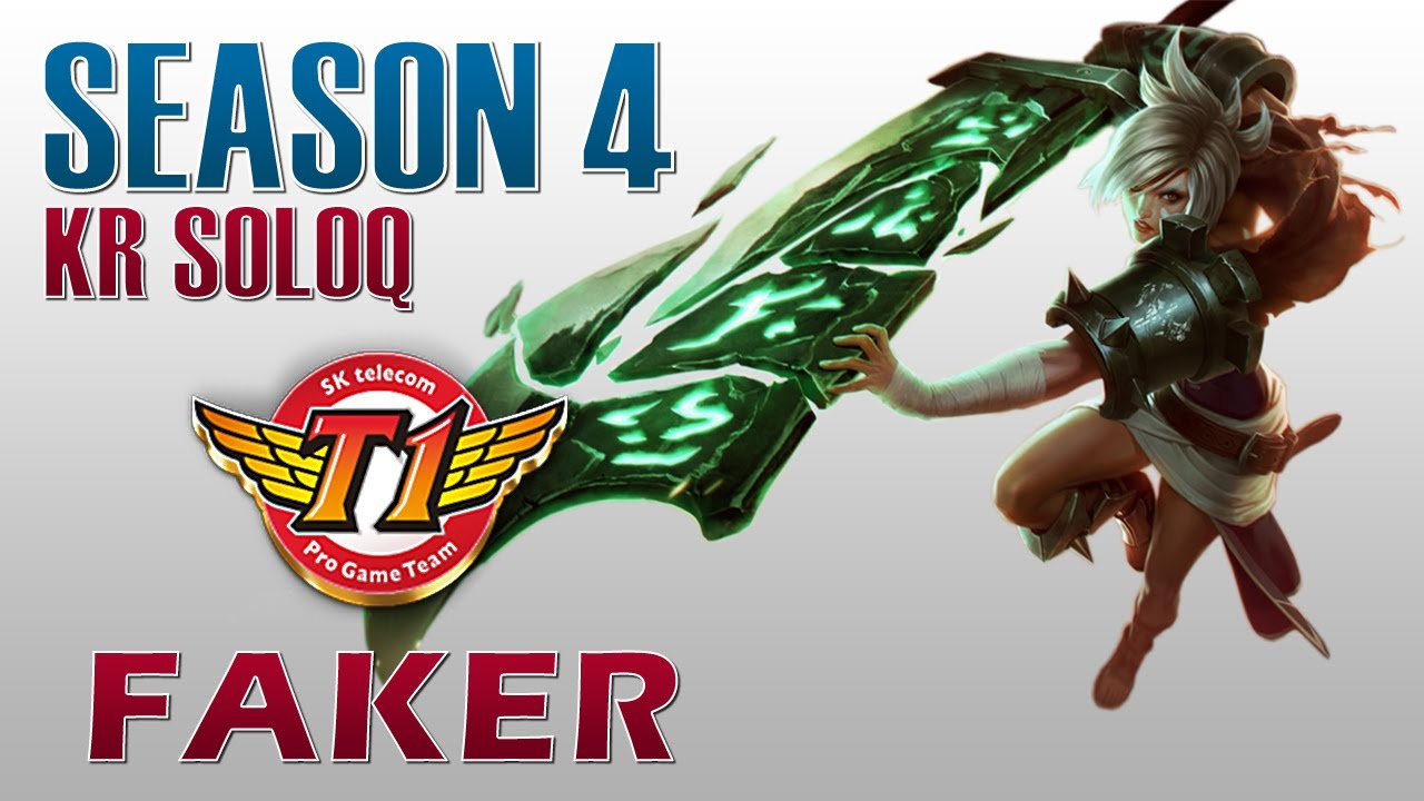SKT T1 Faker - Riven Jungle - KR SoloQ
