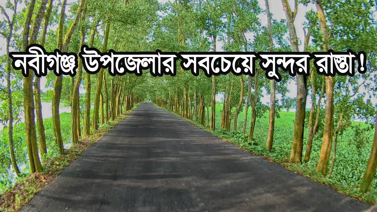 নবীগঞ্জ উপজেলার সবচেয়ে সুন্দর রাস্তা-২০২১ ইং-Nabiganj To Inatganj-Raniganj-2021