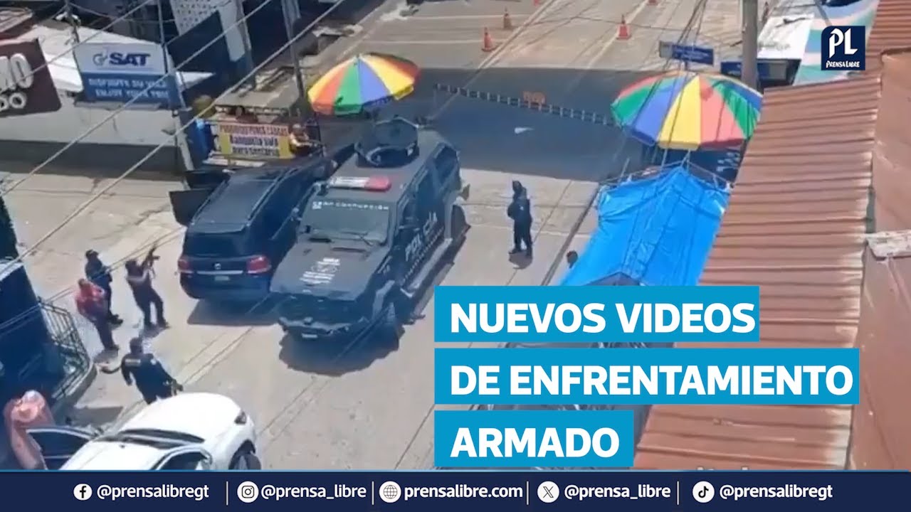 Nuevos videos del ataque armado entre polic&iacute;as y supuestos integrantes del C&aacute;rtel Chiapas-Guatemala