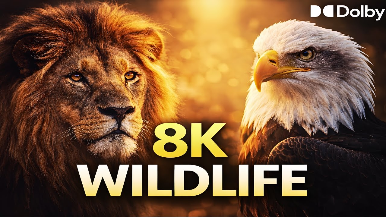 Watch Wildlife in True 8K HDR | Relaxing Animals & Nature (Dolby Vision)