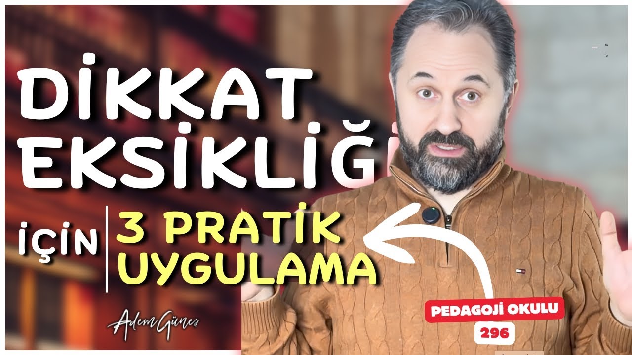 PEDAGOJi OKULU - 296 | Dikkat Eksikliği Olan Çocuklarda REZONANS Uygulaması
