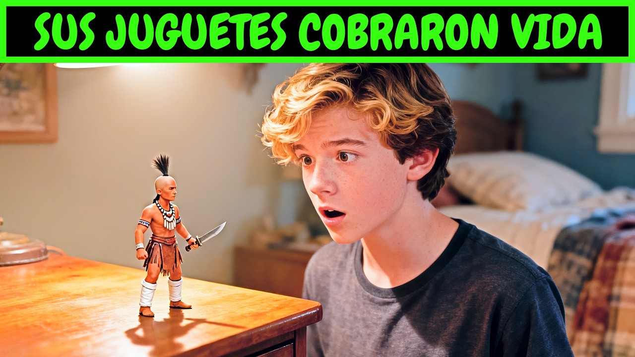 Un Chico Encuentra un Armario Mágico que Hace que los Juguetes Cobren Vida