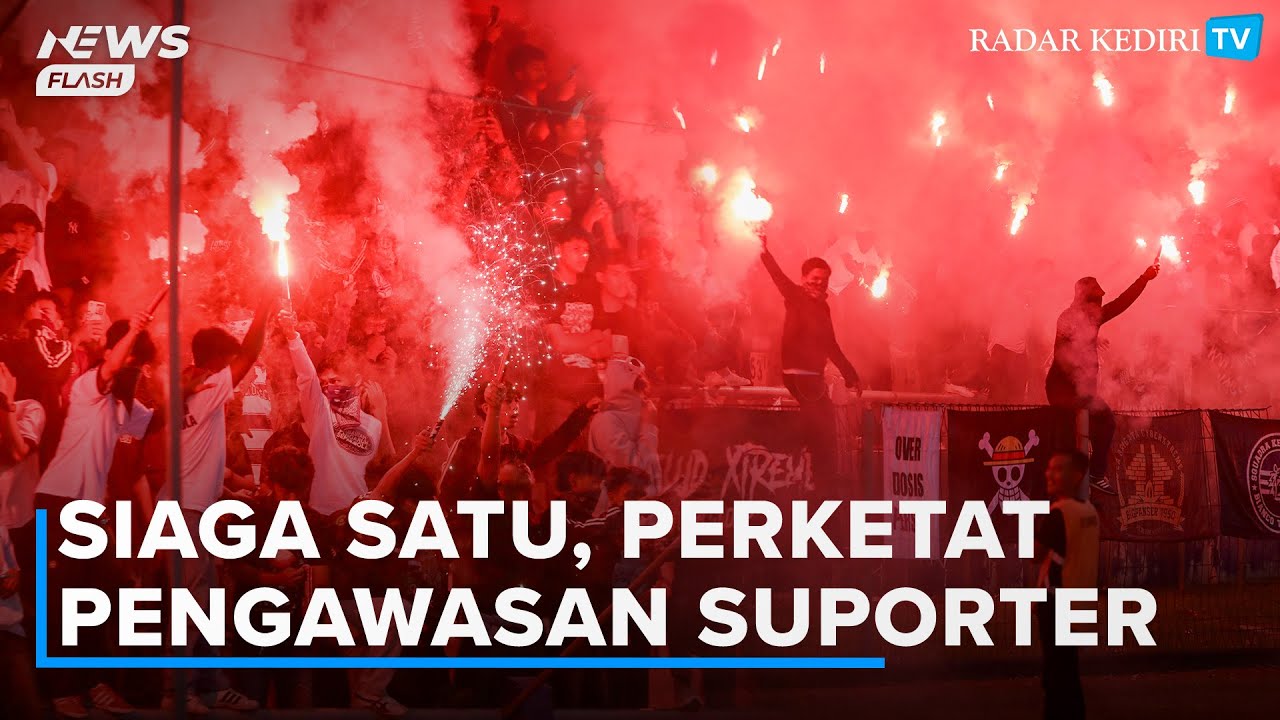 Polisi Perketat Pengawasan Suporter Laga Persik Kediri Kontra Malut United di Stadion Brawijaya
