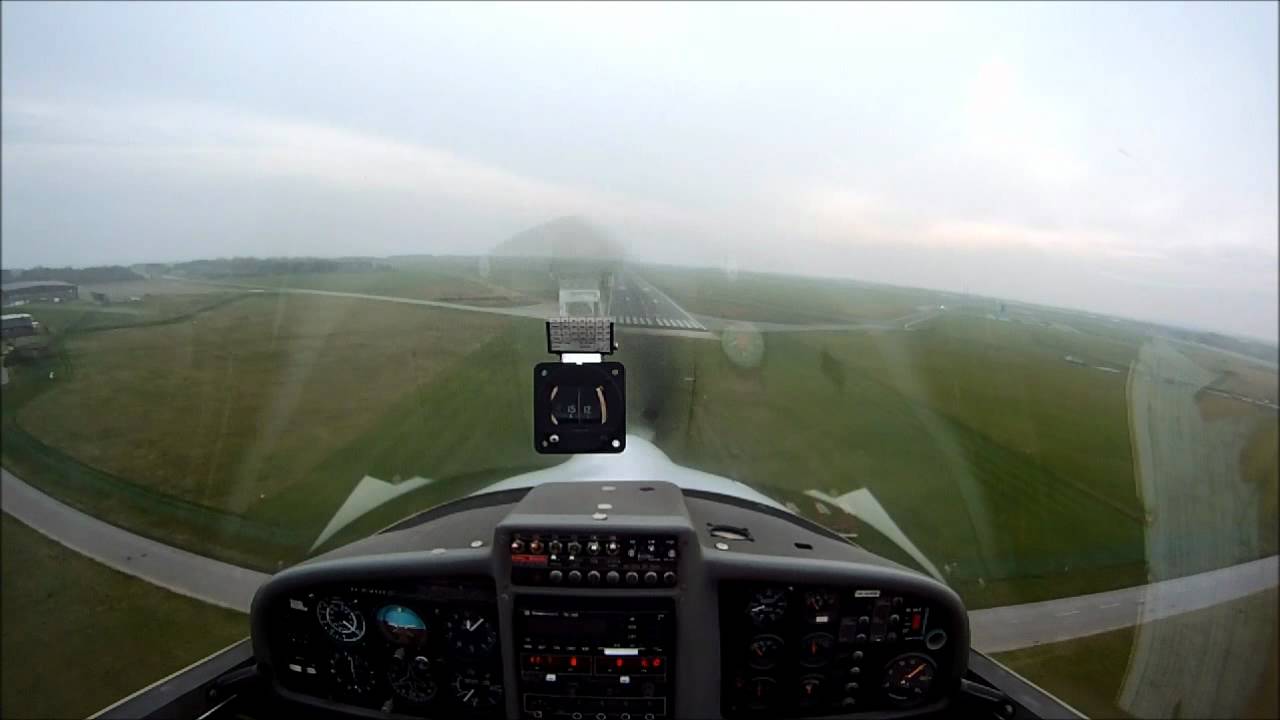 Landung mit der Katana DV20 in Westerland auf Sylt (EDXW)