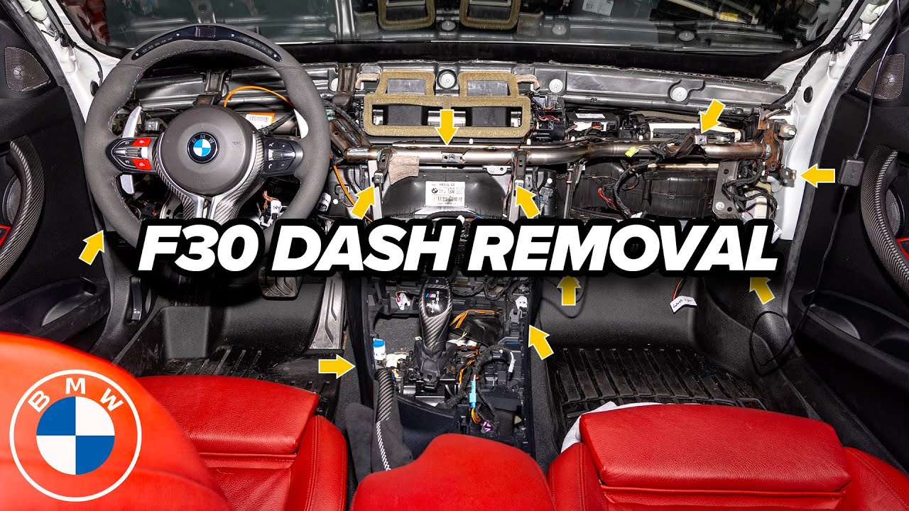 HOW TO REMOVE A BMW DASHBOARD | F30 3 Series/ F80 M3