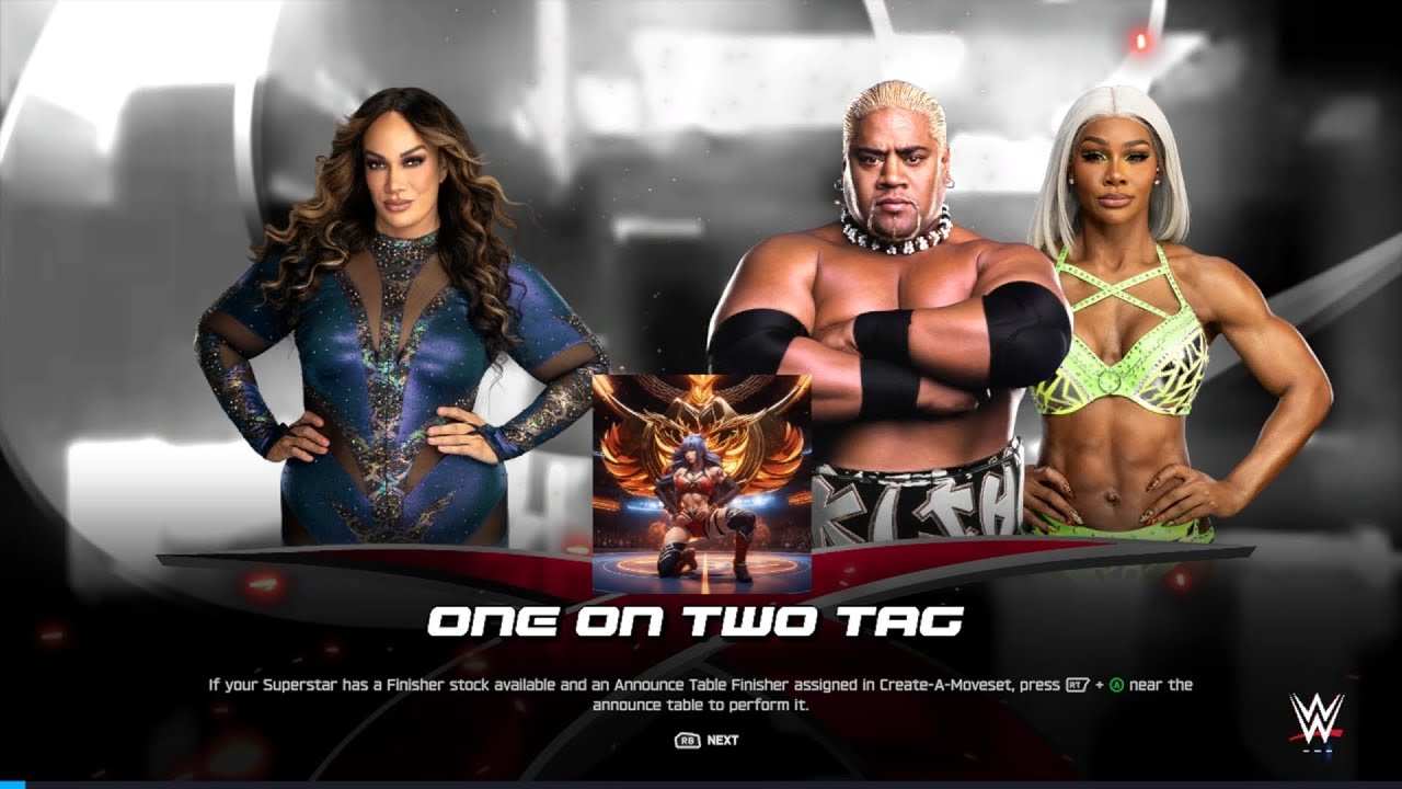 #wwe2k25 | Intergender handicap match | Rikishi & Jade Cargill vs Nia Jax | Request