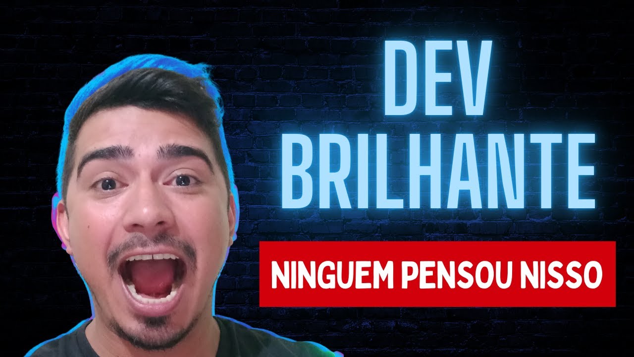 Esse Dev Merece APLAUSOS de Pé… Que Ideia Genial! 👏🔥