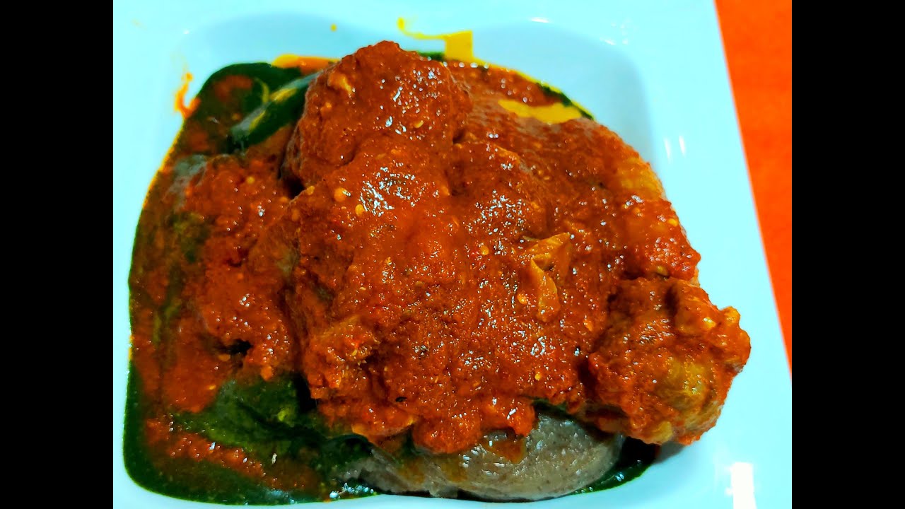 HOW TO MAKE  EWEDU AND GBEGIRI (BEAN SOUP)  SERVED WITH AMALA AND BUKA STEW. ABULA STYLE