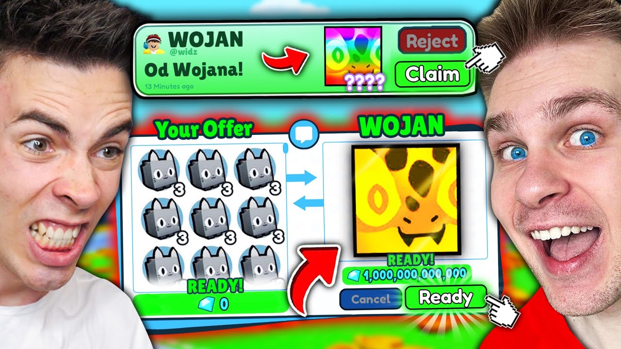 WOJAN ⚠️ KUPIŁ ode MNIE *JAJKO* ✅ za 1 MILION DIAMENTÓW 💎 i TRAFIŁ TO… w Pet Simulator 99! 😱