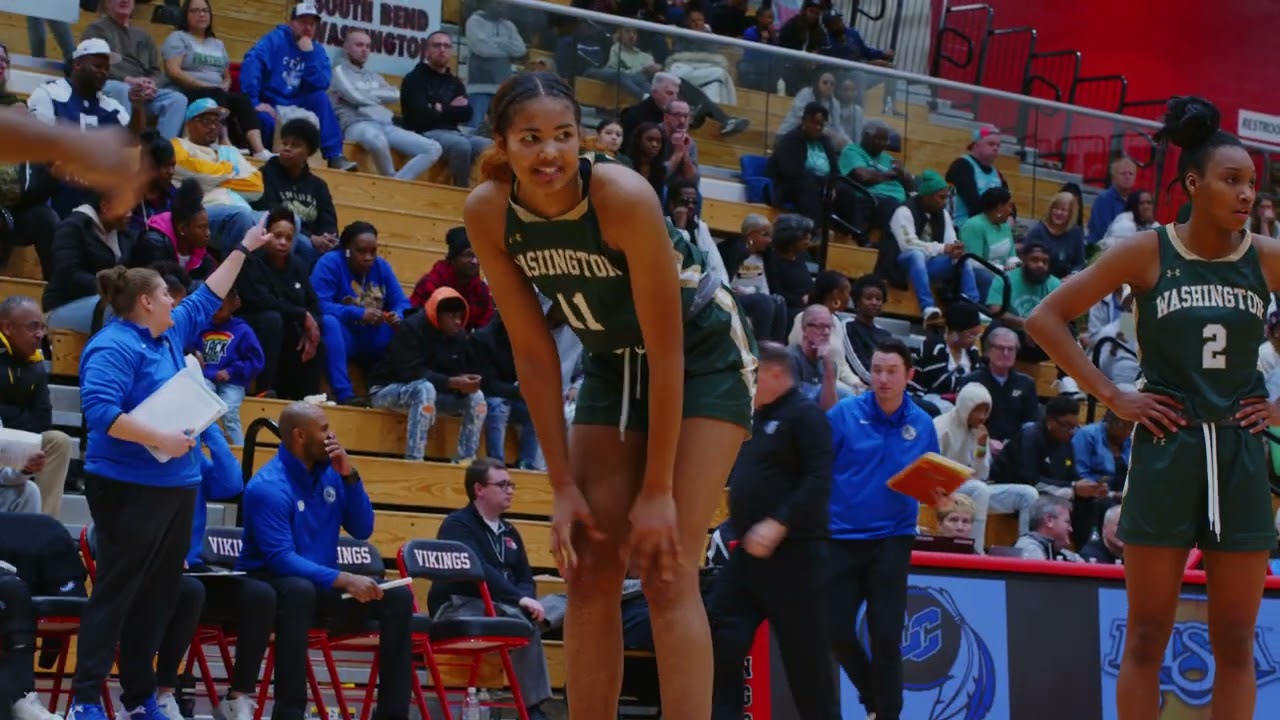 LAKE CENTRAL VS SOUTH BEND WASHINGTON GIRLS BASKETBALL #indianabasketball #filwmv