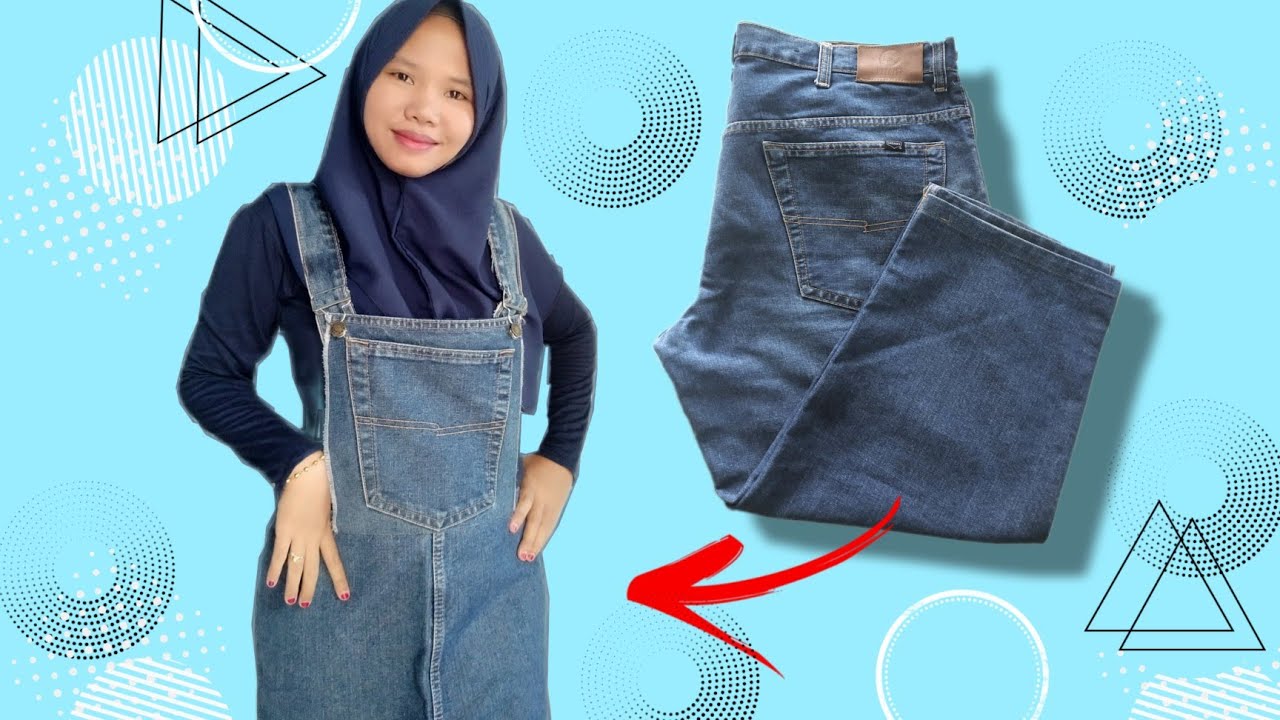 KREASI JEANS..!!! MEMBUAT BAJU KODOK DARI CELANA LAMA 📐✂️