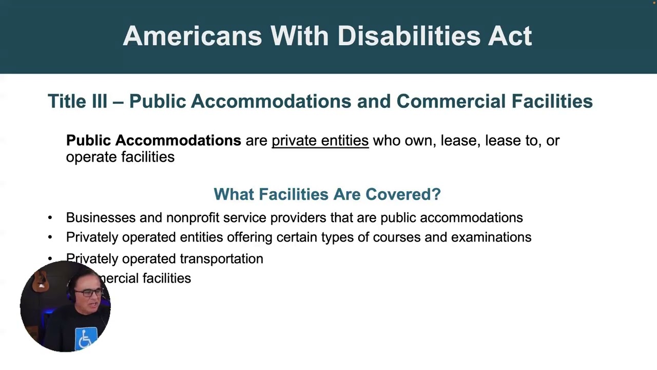 BlueDAG Accessibility Minute: ADA Title III Coverage and Scope