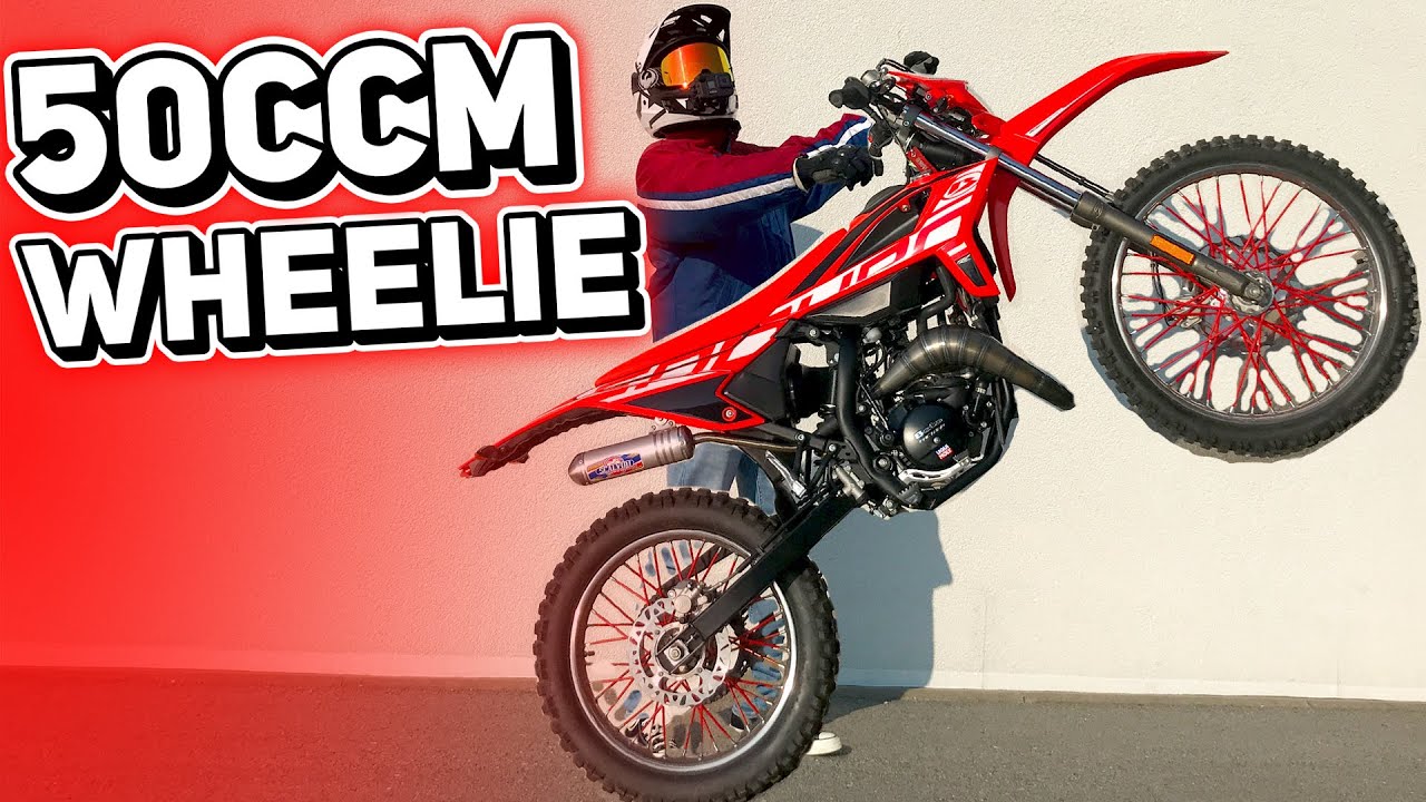 50ccm Moped Wheelie lernen│Beta RR 50│#3